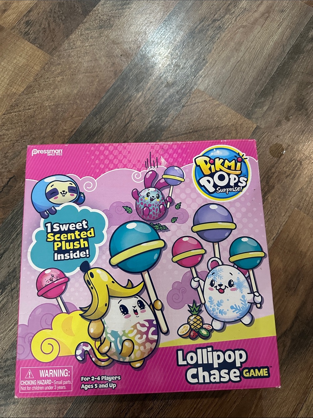 Pikmi Pops Lollipop Chase Game - Pink Scented Plush Surprise